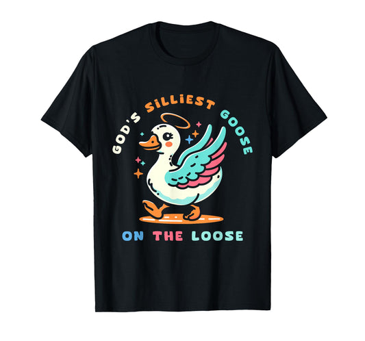 Gods Silliest Goose Costume for Kids Funny Gifts Silly Goose T-Shirt