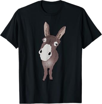 Funny looking Donkey Gift idea for cute Donkeys & Horses T-Shirt