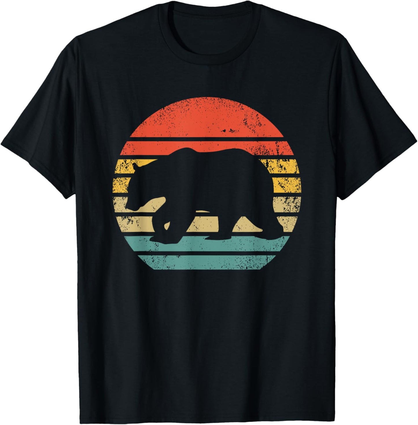 Retro Brown Bear - Vintage Grizzly Bear T-Shirt