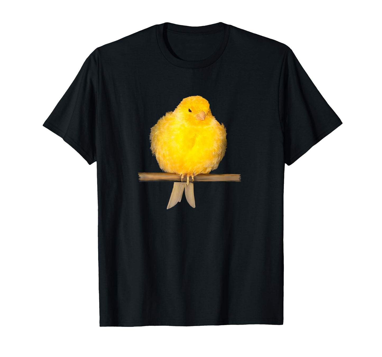 Cute canary bird with yellow feathers T-Shirt