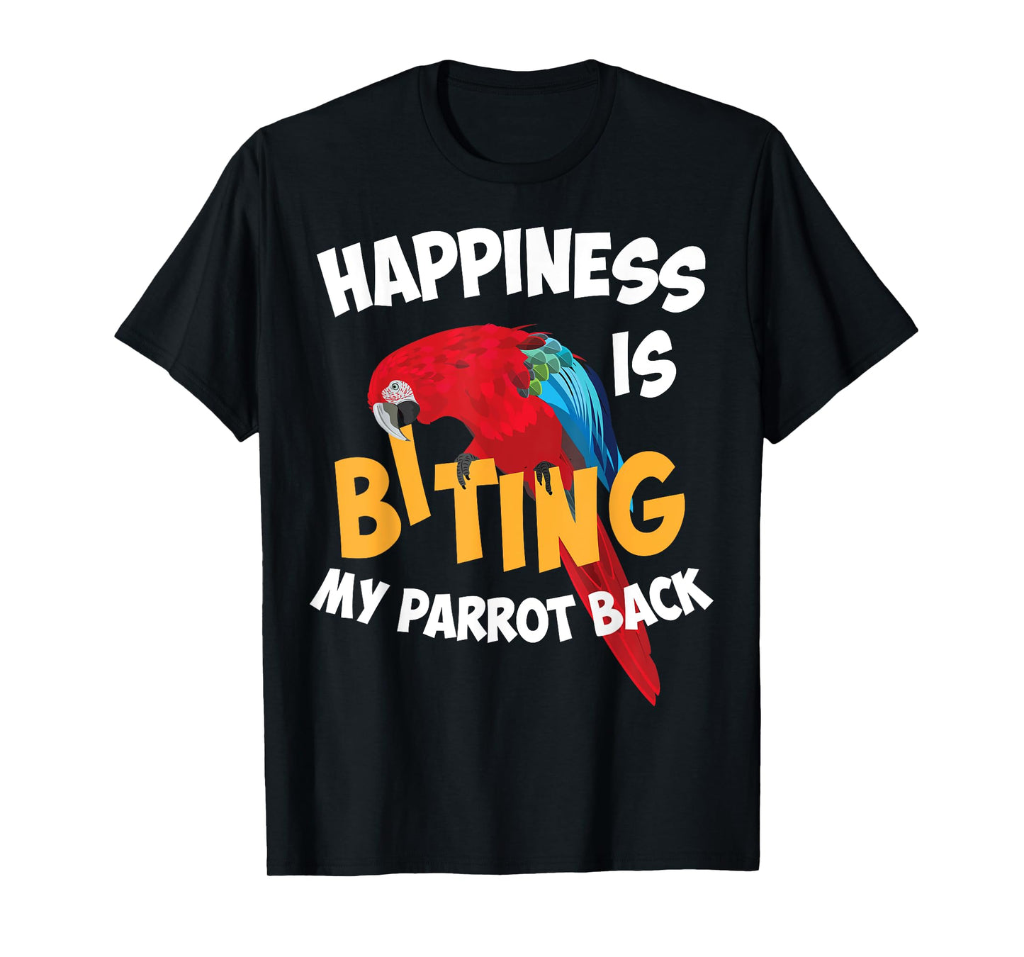 Cool Parrot Art For Men Women Cockatoo Cockatiel Macaw Bird T-Shirt
