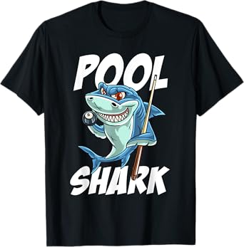 Funny Billiards Pool Shark Snooker Hall Joke Billiard T-Shirt