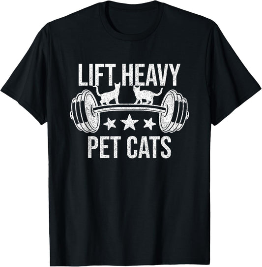 Bodybuilding Weightlifting Cat Lover T-Shirt