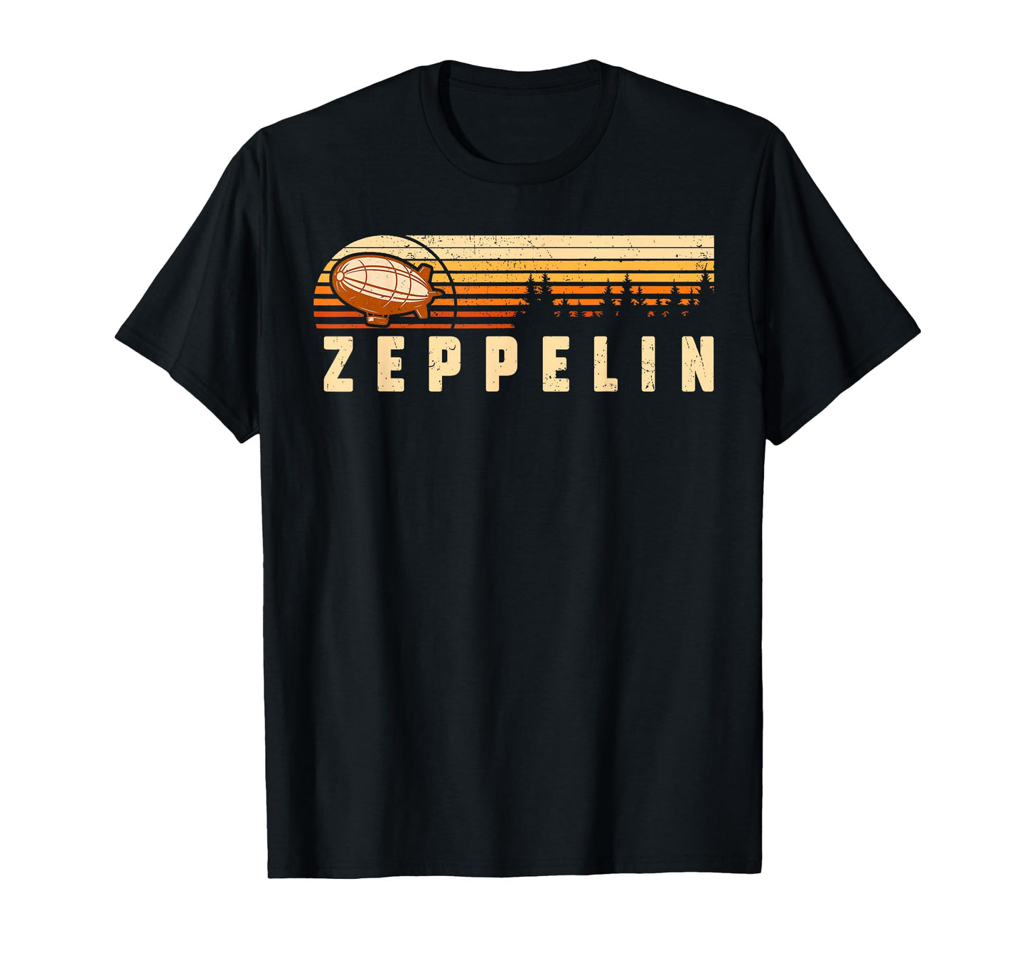 Vintage Zeppelin Graphic Mens Womens Tee T-Shirt