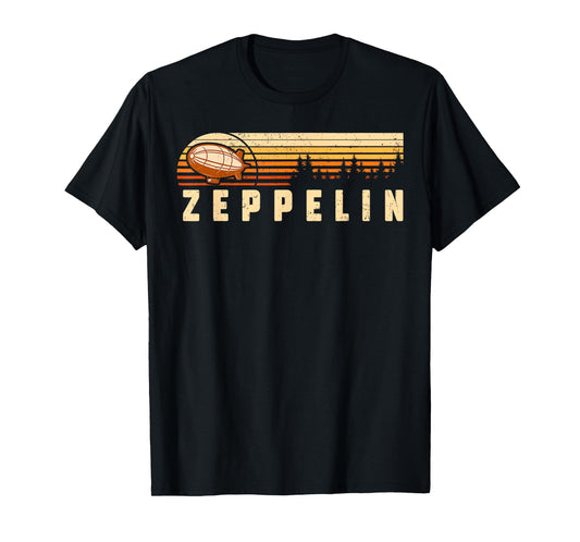 Vintage Zeppelin Graphic Mens Womens Tee T-Shirt