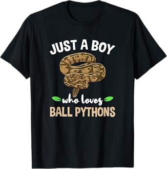 Just A Boy Who Loves Ball Pythons T-Shirt