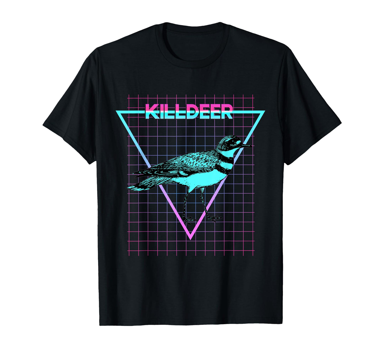 Killdeer Bird Aesthetic Retro Style Killdeer T-Shirt