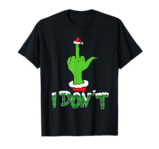 I Love Matching Christmas Shirts I Don't Xmas Pajama Couples T-Shirt