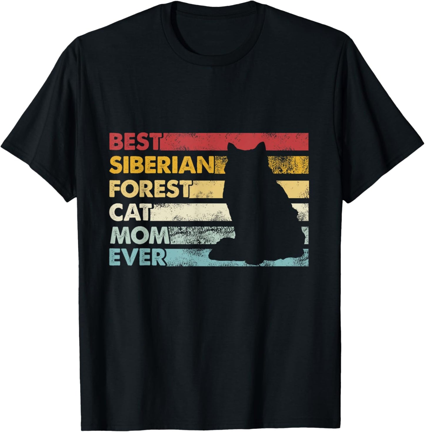 Best Cat Mom Ever - Mother Siberian Forest Cat T-Shirt