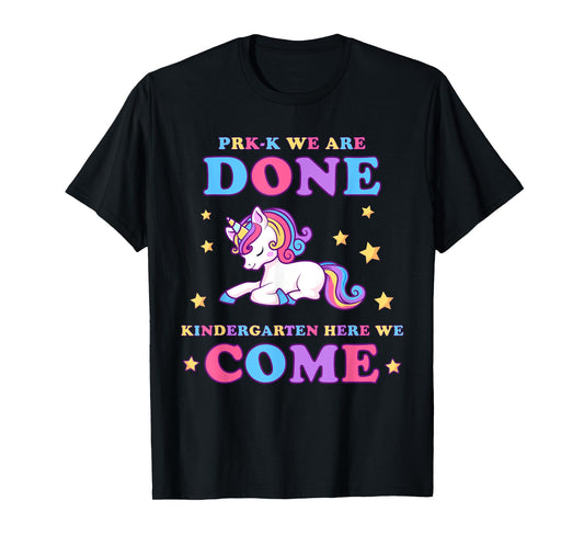 Girls Pre-K Graduation Magical Unicorn T-Shirt