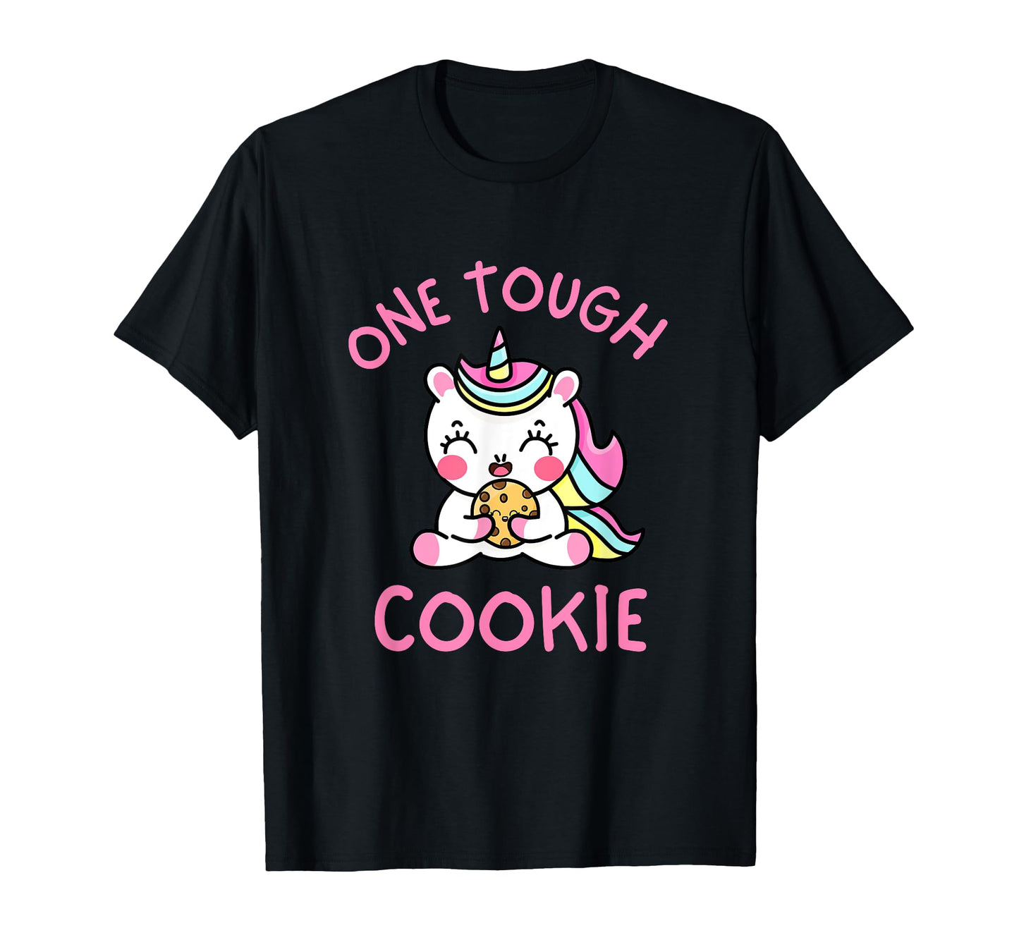 One Tough Cookie Cute Kawaii Unicorn Kids Toddler Girls 5T T-Shirt