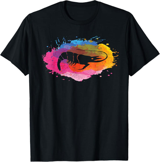 Shrimp Prawn Retro Vintage 80s Style Gift T-Shirt