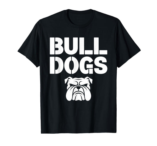 Bulldogs Tshirt Mascot Back to School Outfit Team Spirit T-Shirt