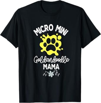 Micro Mini Goldendoodle Dog Gift T-Shirt