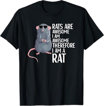 Rats Are Awesome Funny Rat Lover Apparel T-Shirt