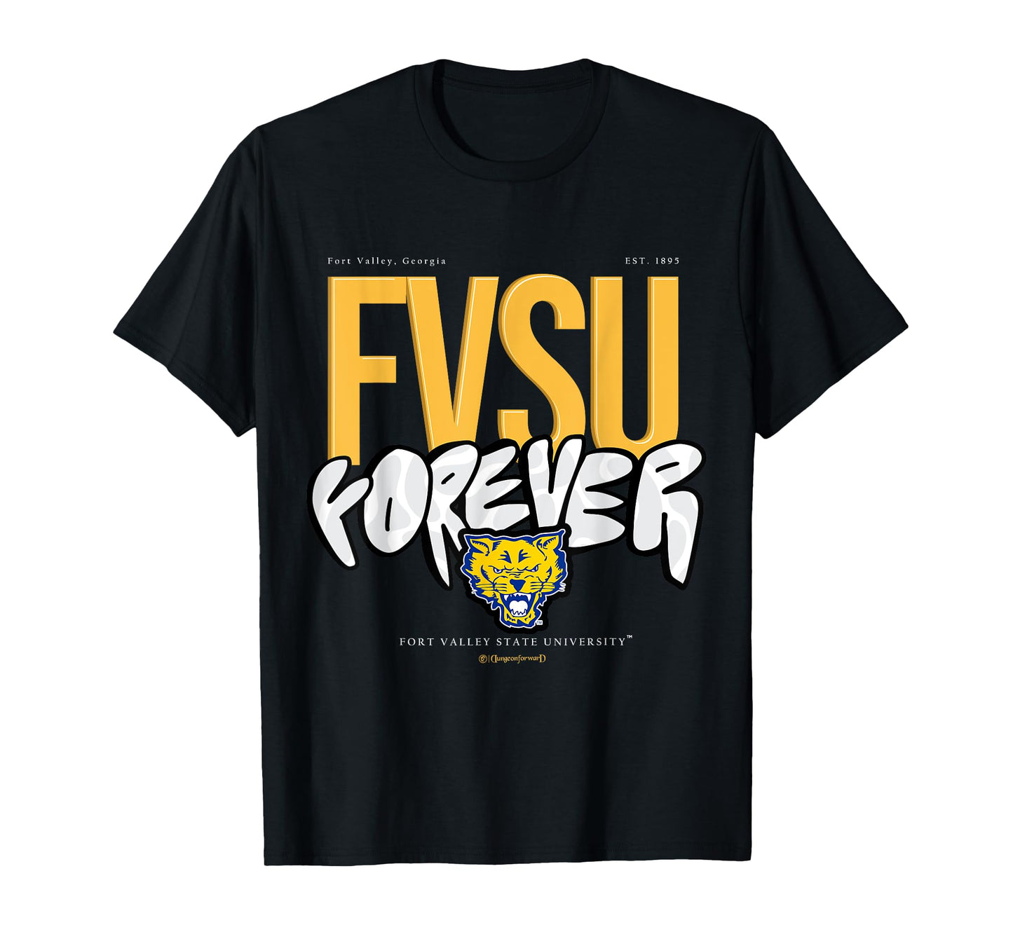 The Yard Essentials - Fort Valley State- FVSU Forever Grey T-Shirt