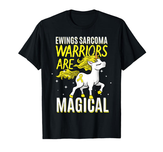 Warriors Are Magical Ewing's Sarcoma Bone Cancer Awareness T-Shirt