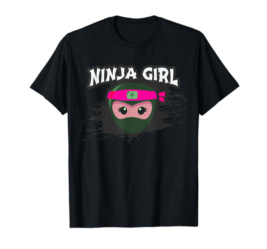 I'm NINJA GIRL I Want To Be Spy Wear A Mask Forget Princess T-Shirt