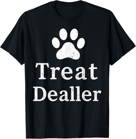 Funny Dog Treat Dealer Women Men Dog Lover Dog Treats Man T-Shirt