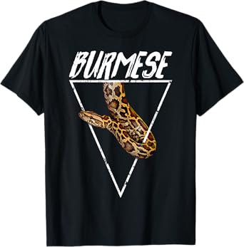 Burmese Python Owner Geometric T-Shirt