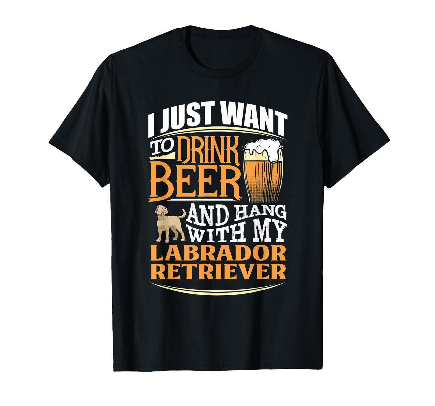 Labrador Retriever Beer T Shirt T-Shirt