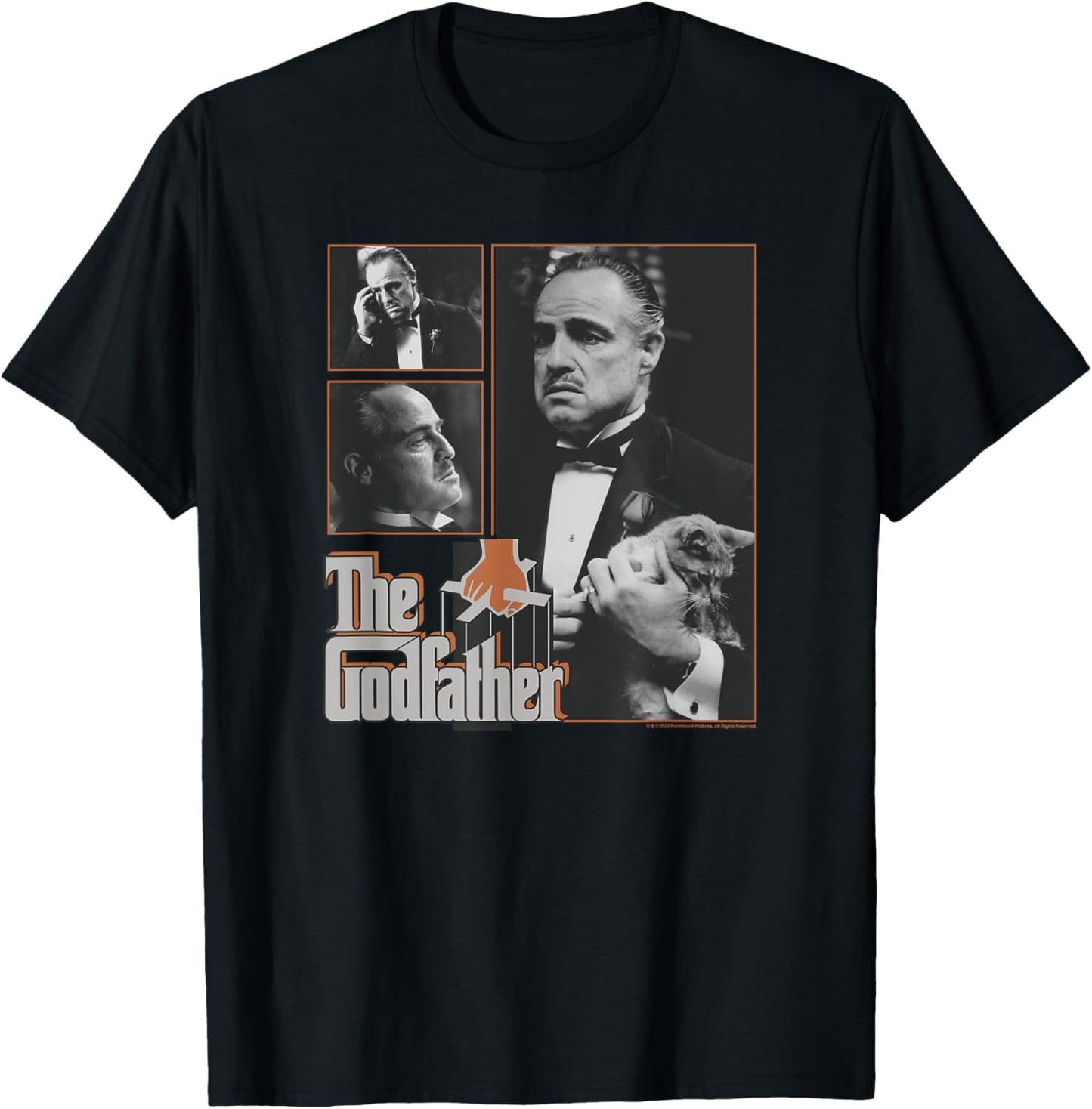 The Godfather Don Vito Corleone Cat Poster T-Shirt