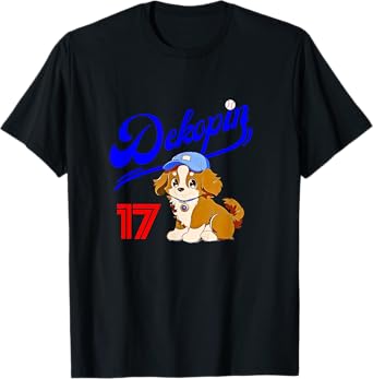 Decopin, Decoy, Dog Shirt, No.17, Otani, Pet Dog, Koi Kerhondier, Baseball Game, Decoy T-Shirt