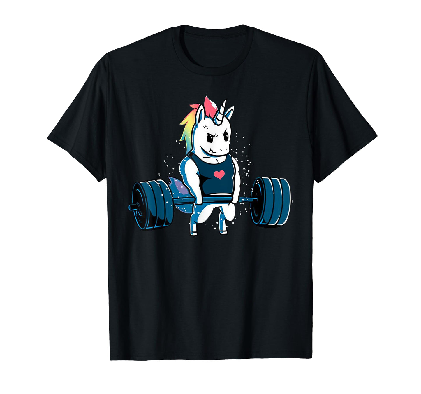 Unicorn Powerlifting Weightlifting Deadlifting Gym Lovers T-Shirt
