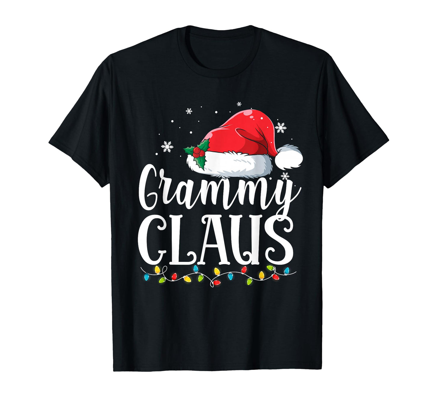 Grammy Claus Christmas Family Matching Pajamas Funny Xmas T-Shirt