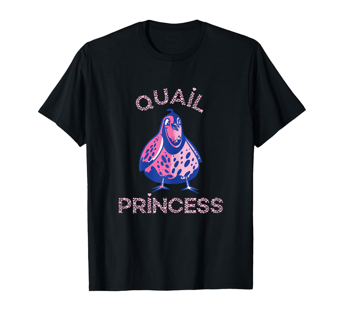 Quail Princess Quail Bird Bird Study Dwarf Quail T-Shirt