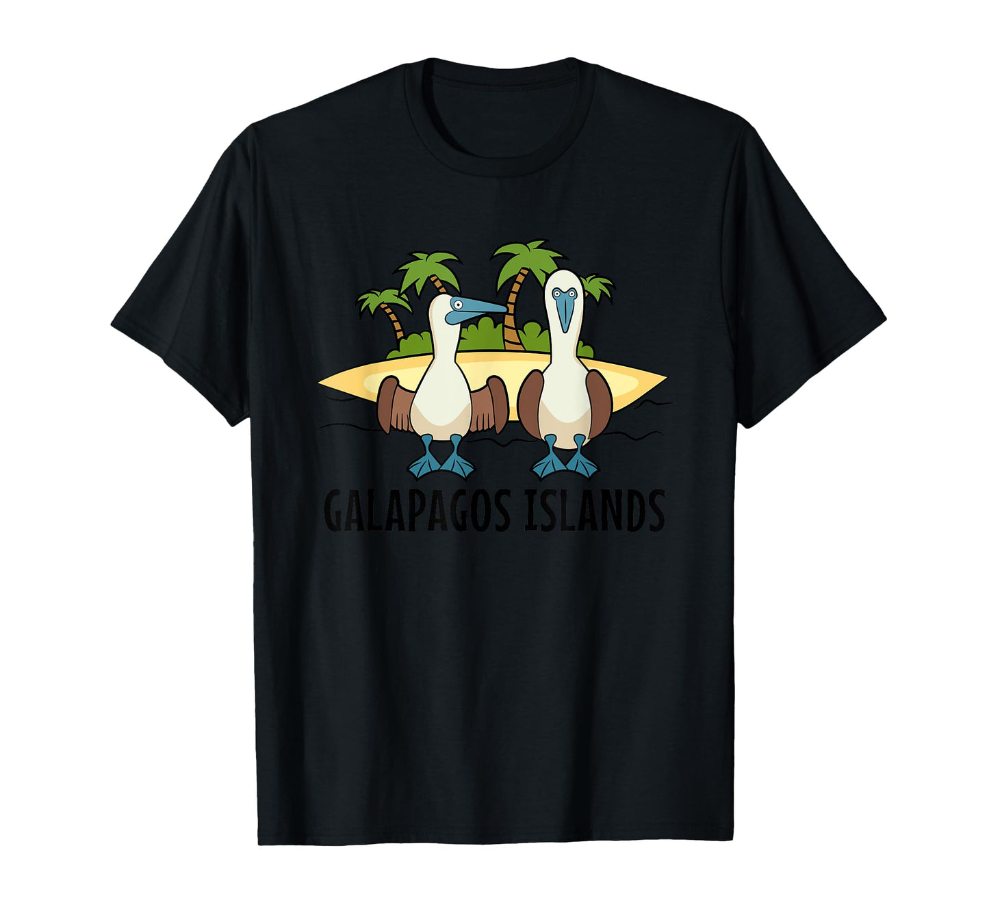 Seabirds Blue-footed Booby Bird Galapagos Islands T-Shirt