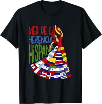Mes De La Herencia Hispana Hispanic Heritage Month T-Shirt