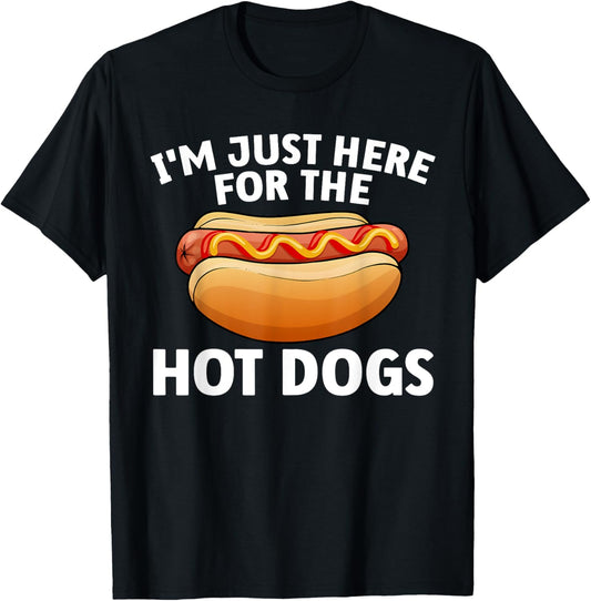 Funny Hotdog For Men Women Kids Food Hot Dog Lovers Foodie T-Shirt