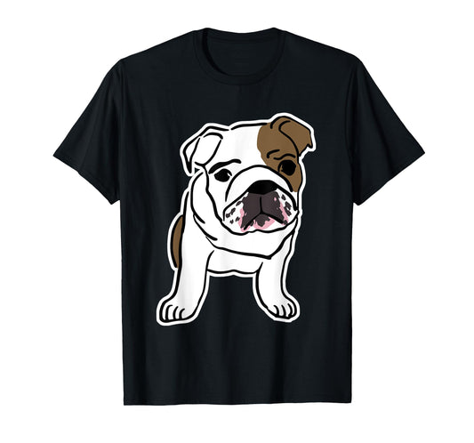 Bulldog Dog Logo T-Shirt