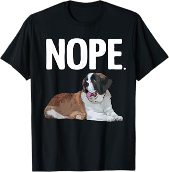 Funny Saint Bernard Art For Men Women St. Bernard Dog Lovers T-Shirt