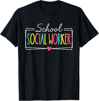 School Social Worker Summer Women Funny Last Day Of School T-Shirt