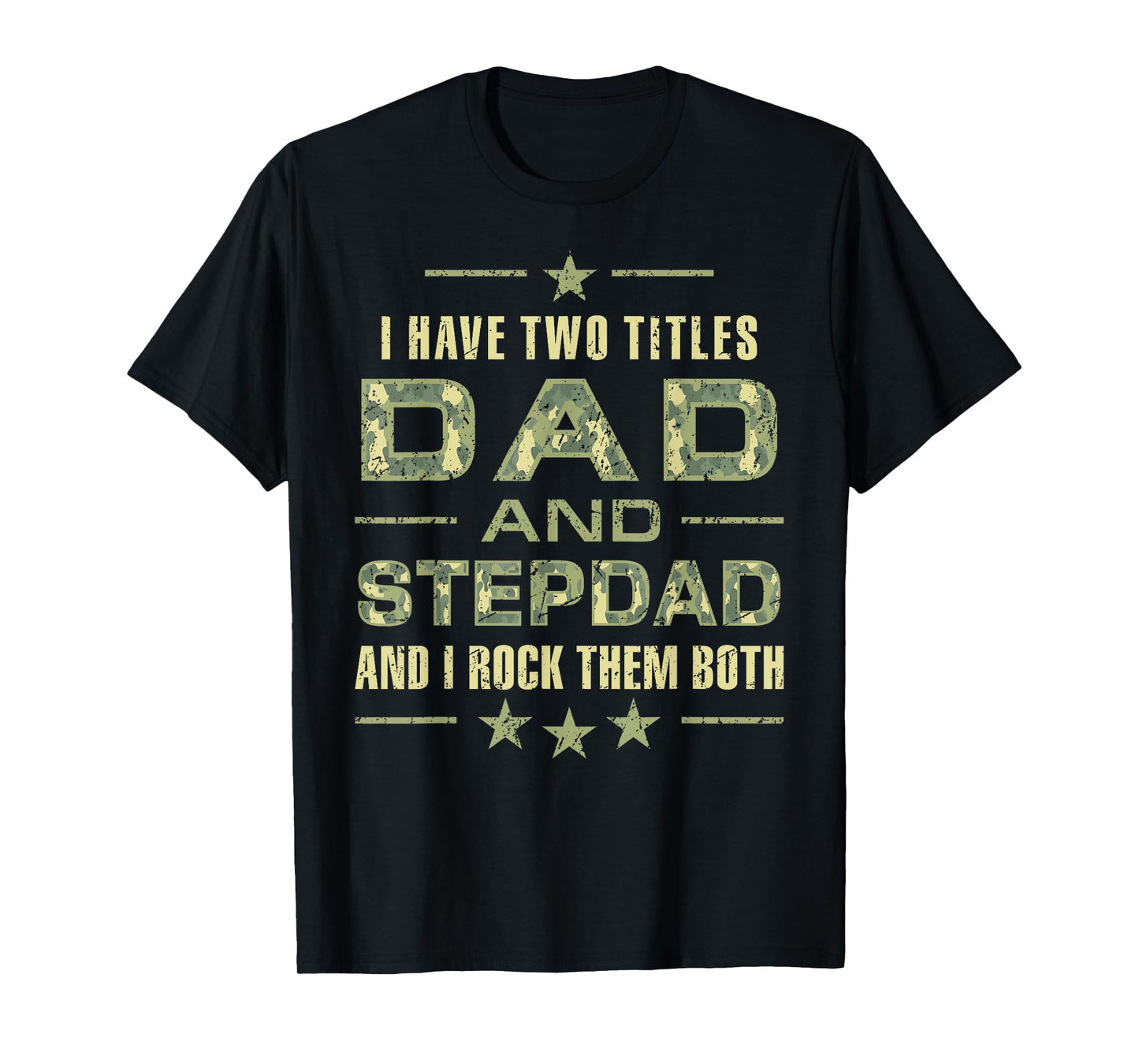 Best Dad and Stepdad Funny Christmas From Wife For Husband T-Shirt