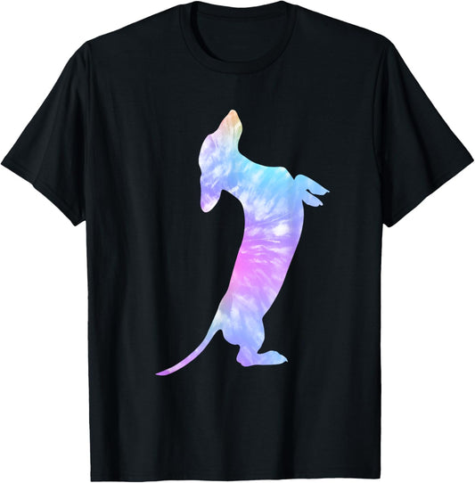 Funny dog squad Puppy lovers Dachshund mom tie dye T-Shirt