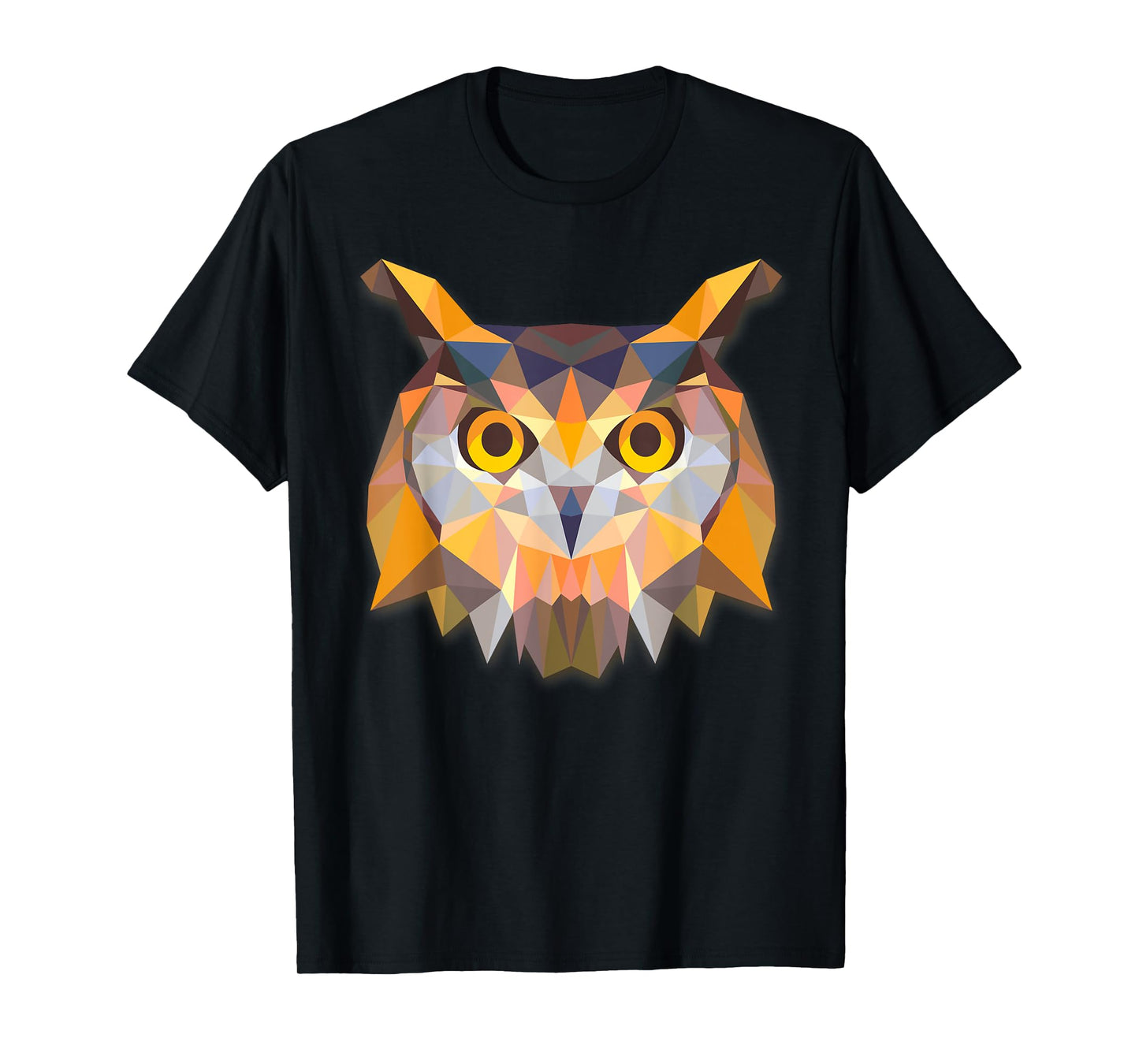 OWL HEAD Beautiful Snowy Owl Great Horned Owl Bird T-Shirt T-Shirt