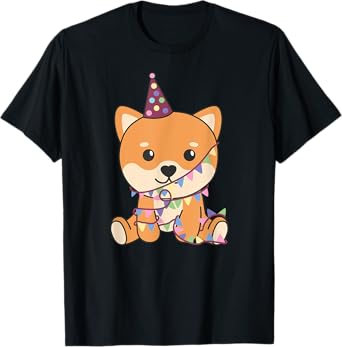 Birthday Shiba Inu For Children A Birthday Shiba Inu T-Shirt