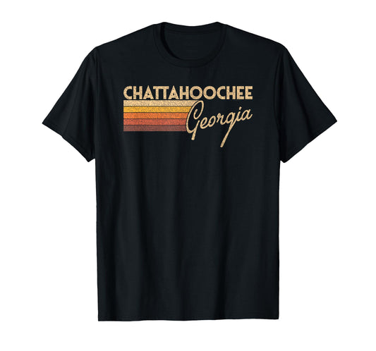 80s Style Chattahoochee Georgia T-Shirt T-Shirt