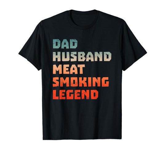 Meat Smoker Smoking Meat Grilling Barbecue Lover BBQ Party T-Shirt