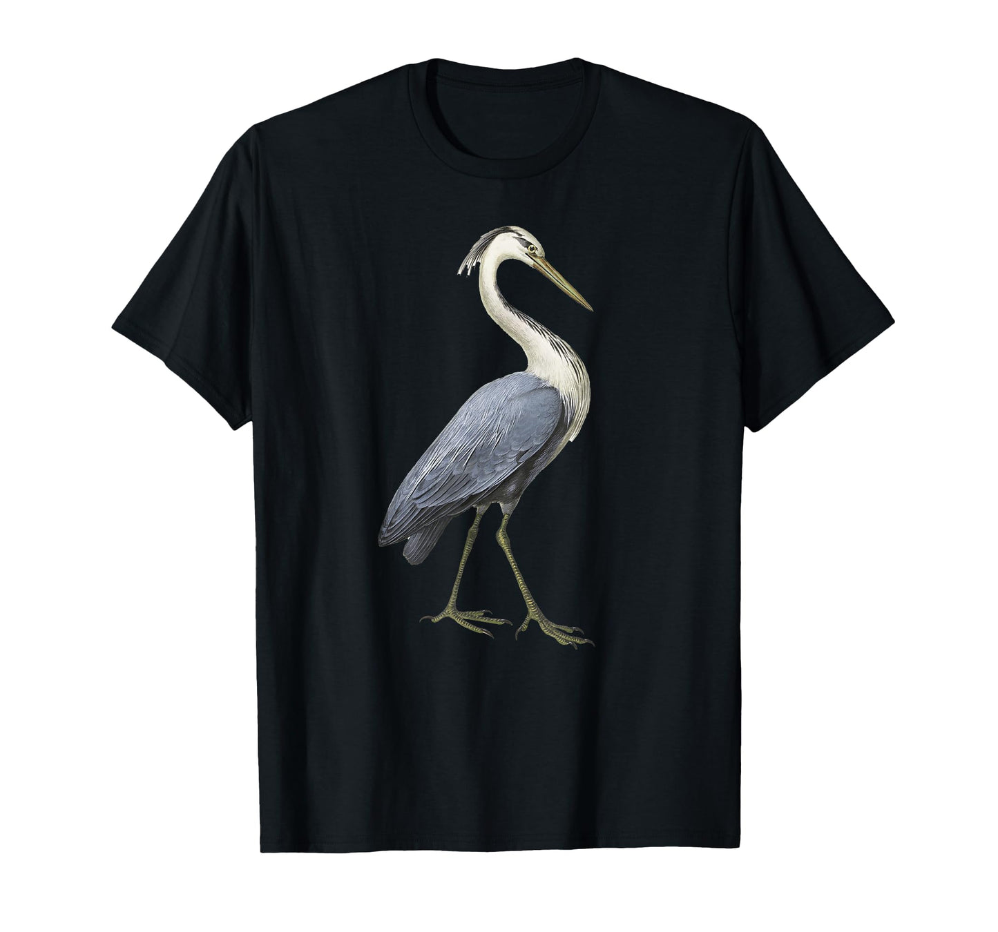 Heron Bird Water Bird Lover Costal Birder Great Blue Heron T-Shirt