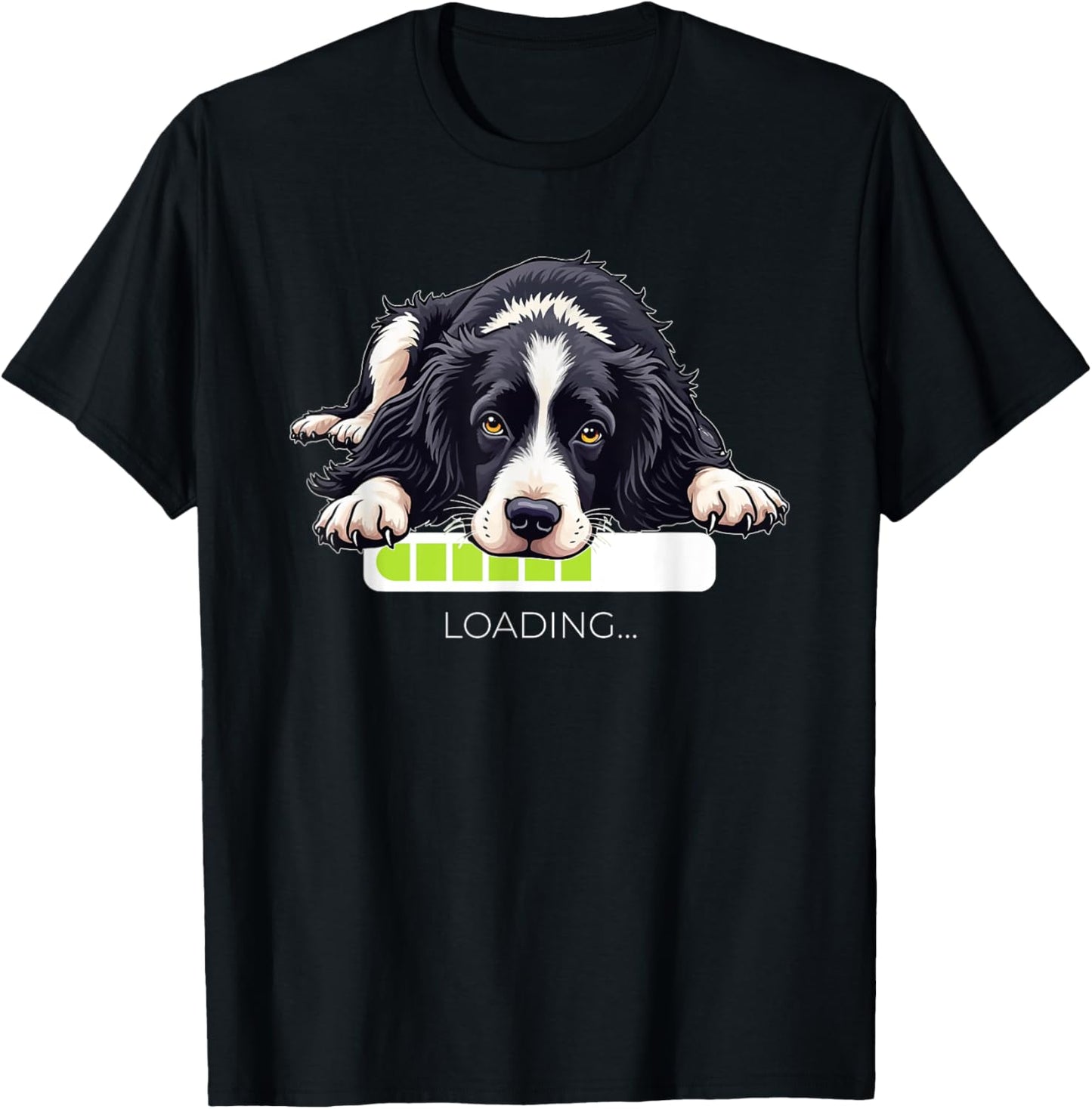 English Springer Spaniel Dog Loading T-Shirt