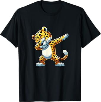 Dabbing Jaguar Cat Animal Lover Safari 0926CT T-Shirt