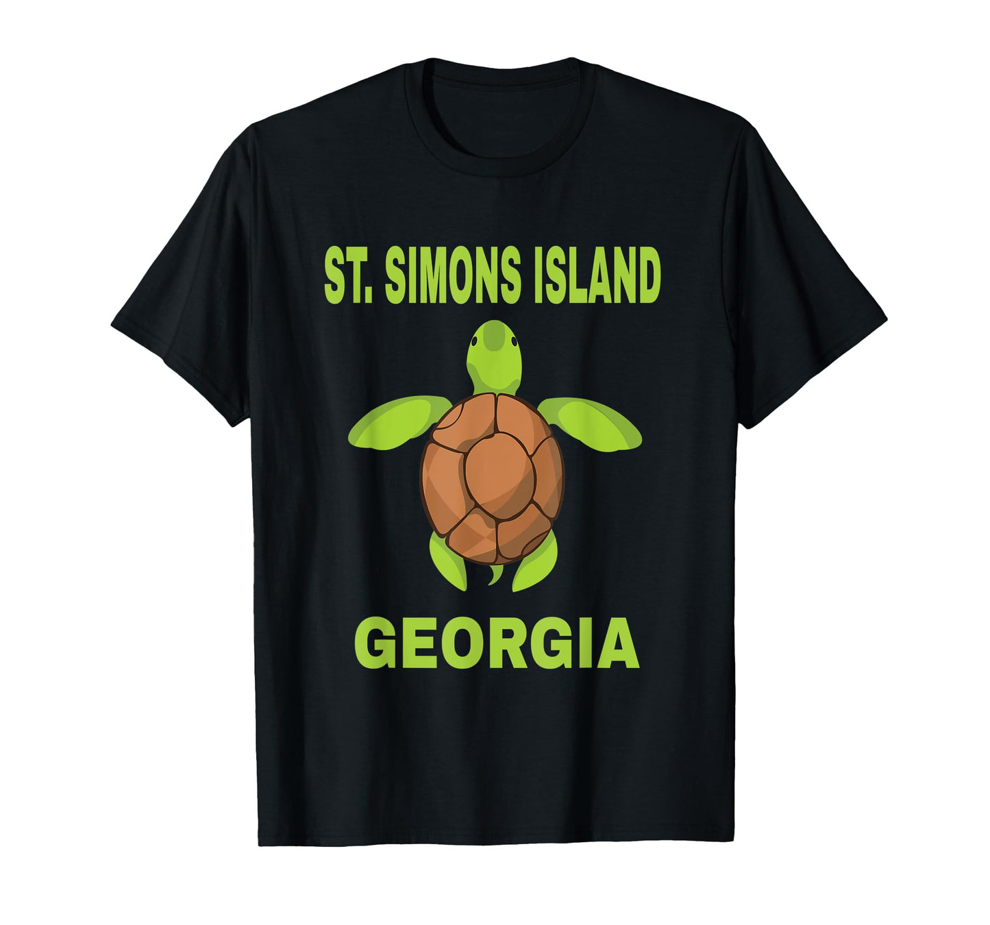 St. Simons Island Family Vacation Georgia Sea Turtle T-Shirt
