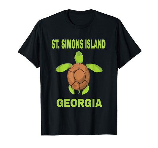 St. Simons Island Family Vacation Georgia Sea Turtle T-Shirt