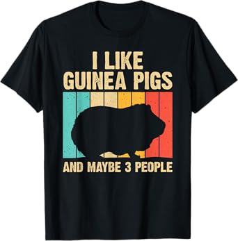 Funny Guinea Pig Design For Men Women Kids Guinea Pig Lovers T-Shirt