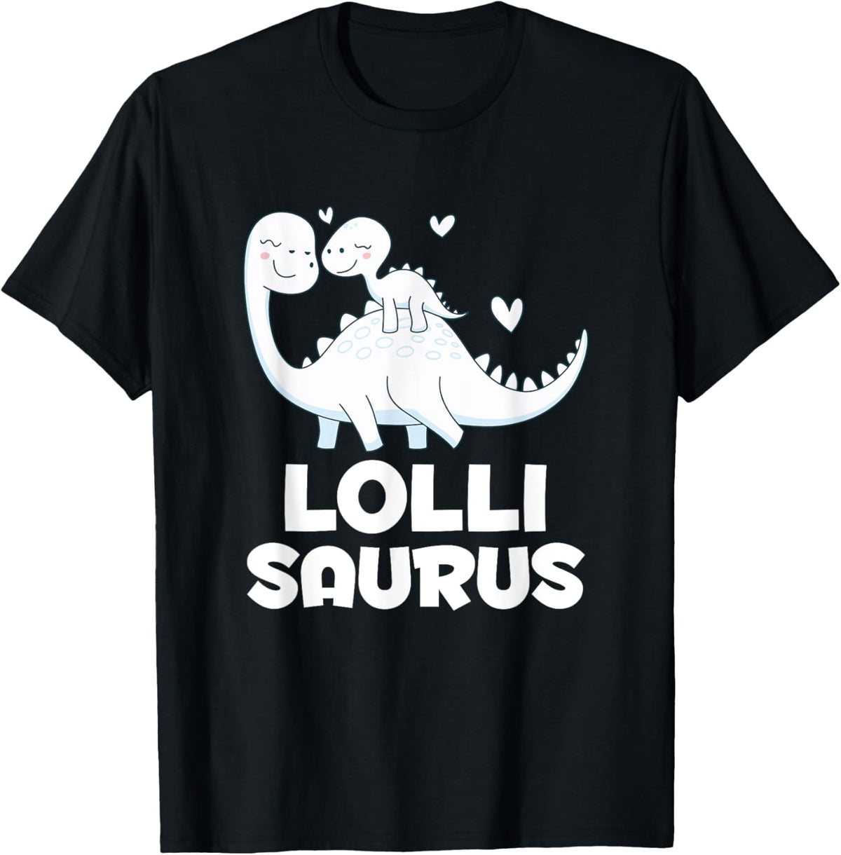 Cute Lollisaurus Dinosaur Lolli Grandkids T Rex T-Shirt