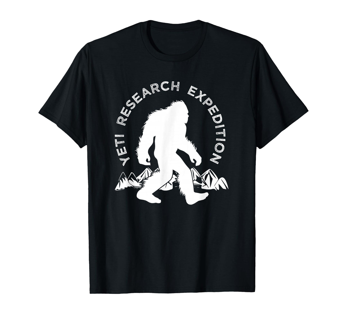 Yeti Research Expedition T-Shirt, Mountain Snowman Tee T-Shirt